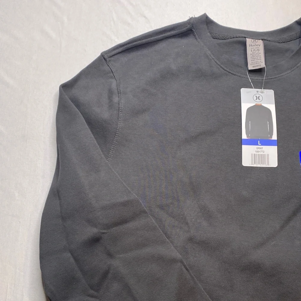 Hurley Men's Dark Gray‎ Crewneck Sweater